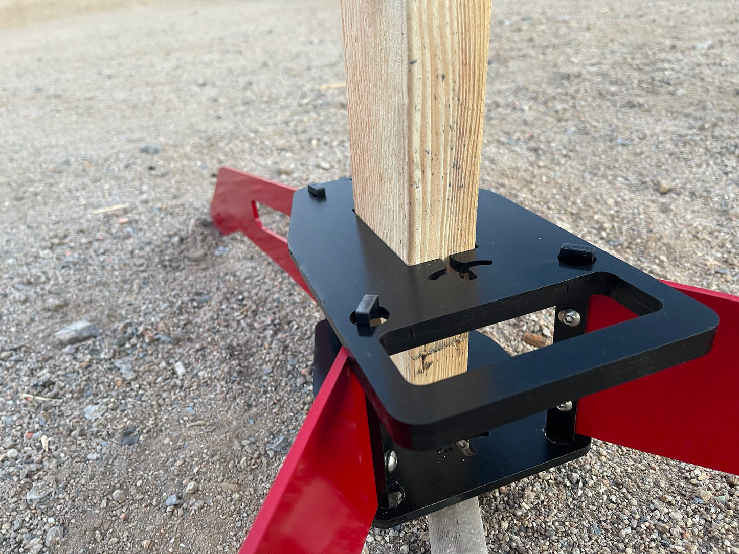Direct Hit Target Light Weight Folding Target Stand - 4 Leg For 2x4 Post - With Aluminum legs