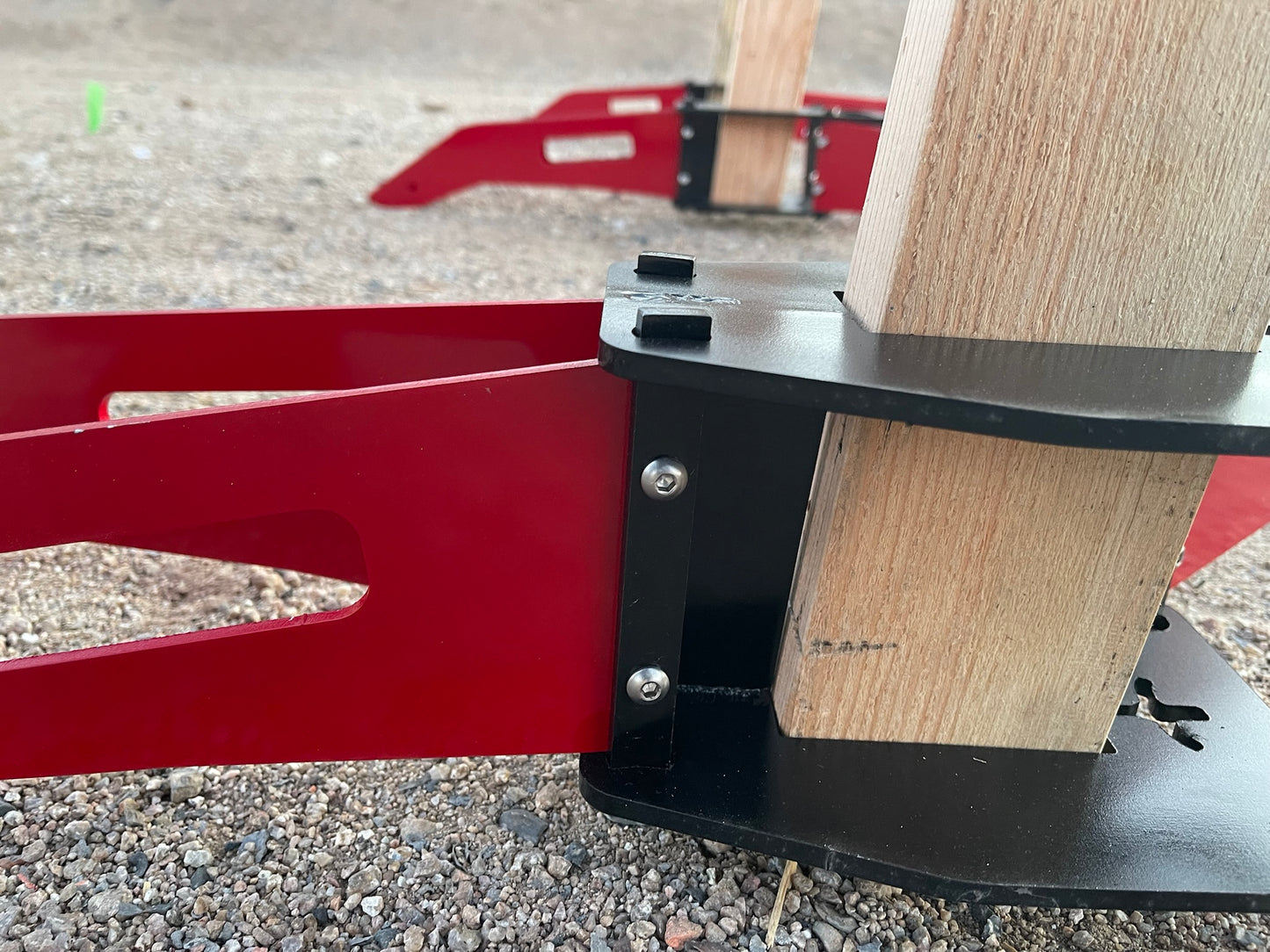 Direct Hit Target Light Weight Folding Target Stand - 4 Leg For 2x4 Post - With Aluminum legs