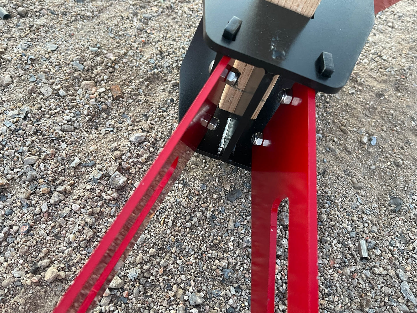 Direct Hit Target Light Weight Folding Target Stand - 4 Leg For 2x4 Post - With Aluminum legs