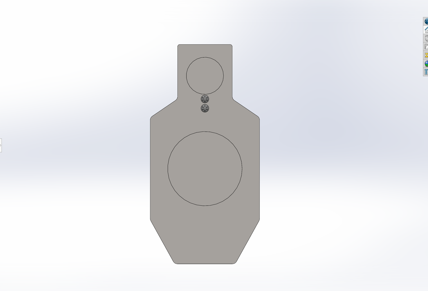 IDPA Trainer Kit With 5-Zones - IDPA Opening - Integrated Torso and Head in one Kit