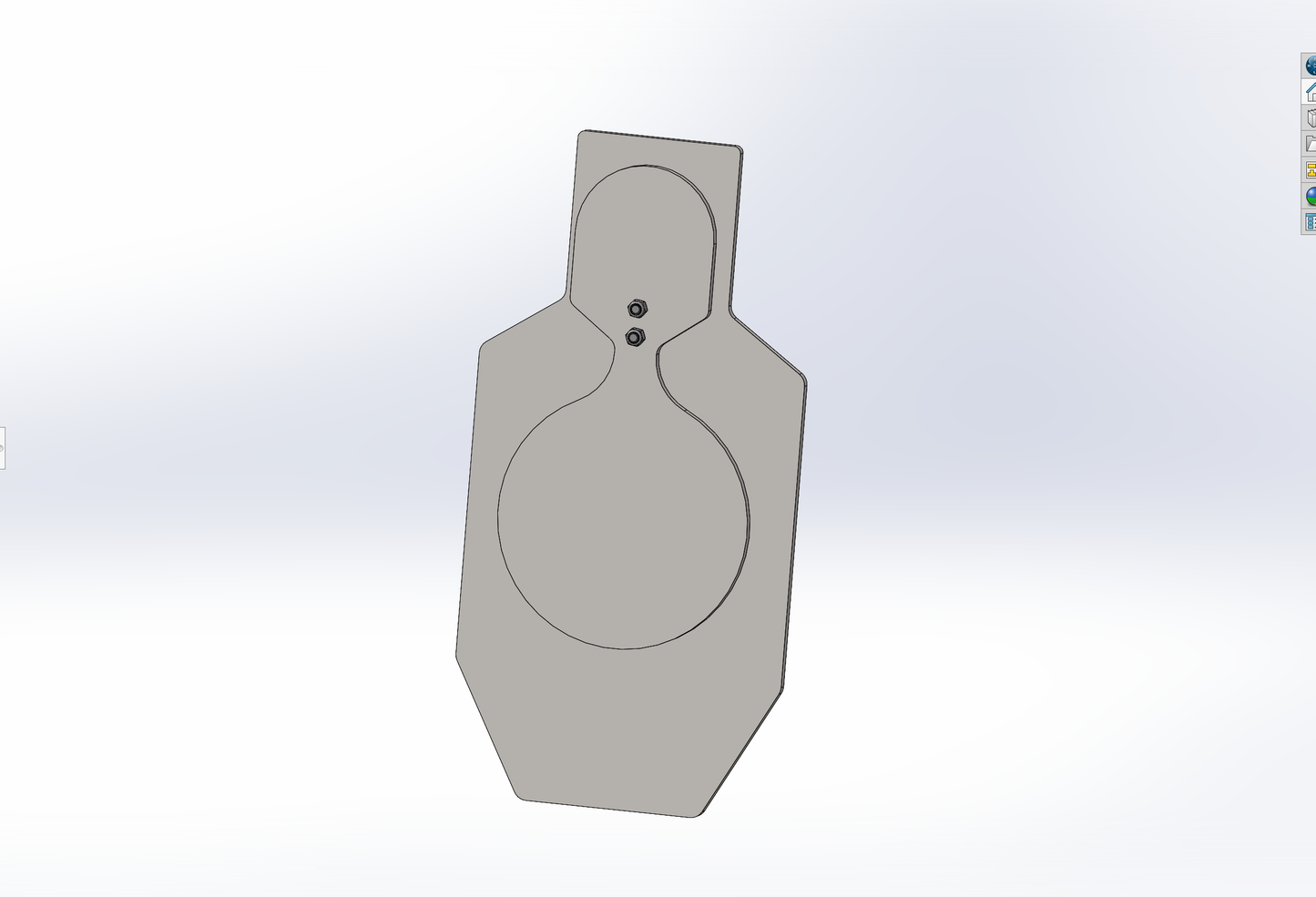 IDPA Trainer Kit With 5-Zones - IDPA Opening - Integrated Torso and Head in one Kit