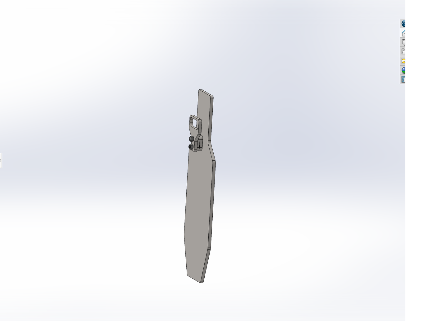 AR500 Target - C Zone Hanging With Top Handle and Hardware Kit