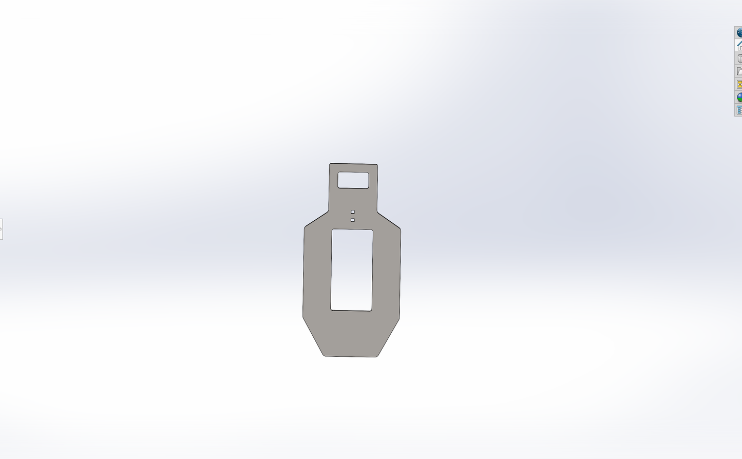 C-Zone A-Hole Vitals Trainer Hanging Target
