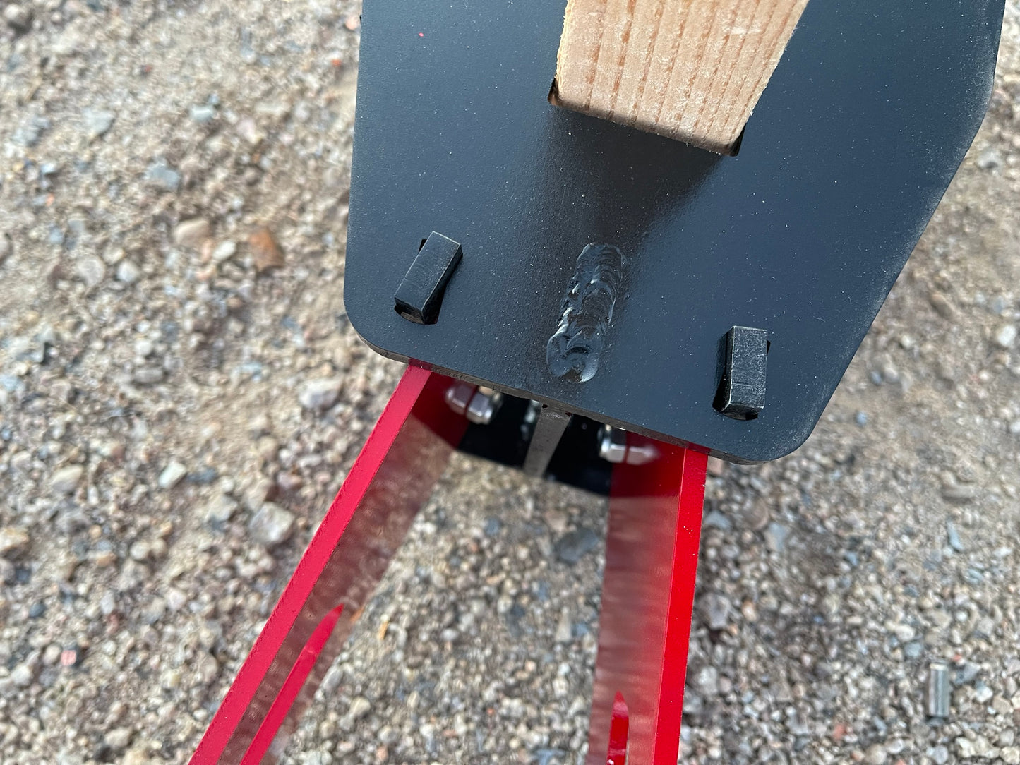 Direct Hit Target Light Weight Folding Target Stand - 4 Leg For 2x4 Post - With Aluminum legs