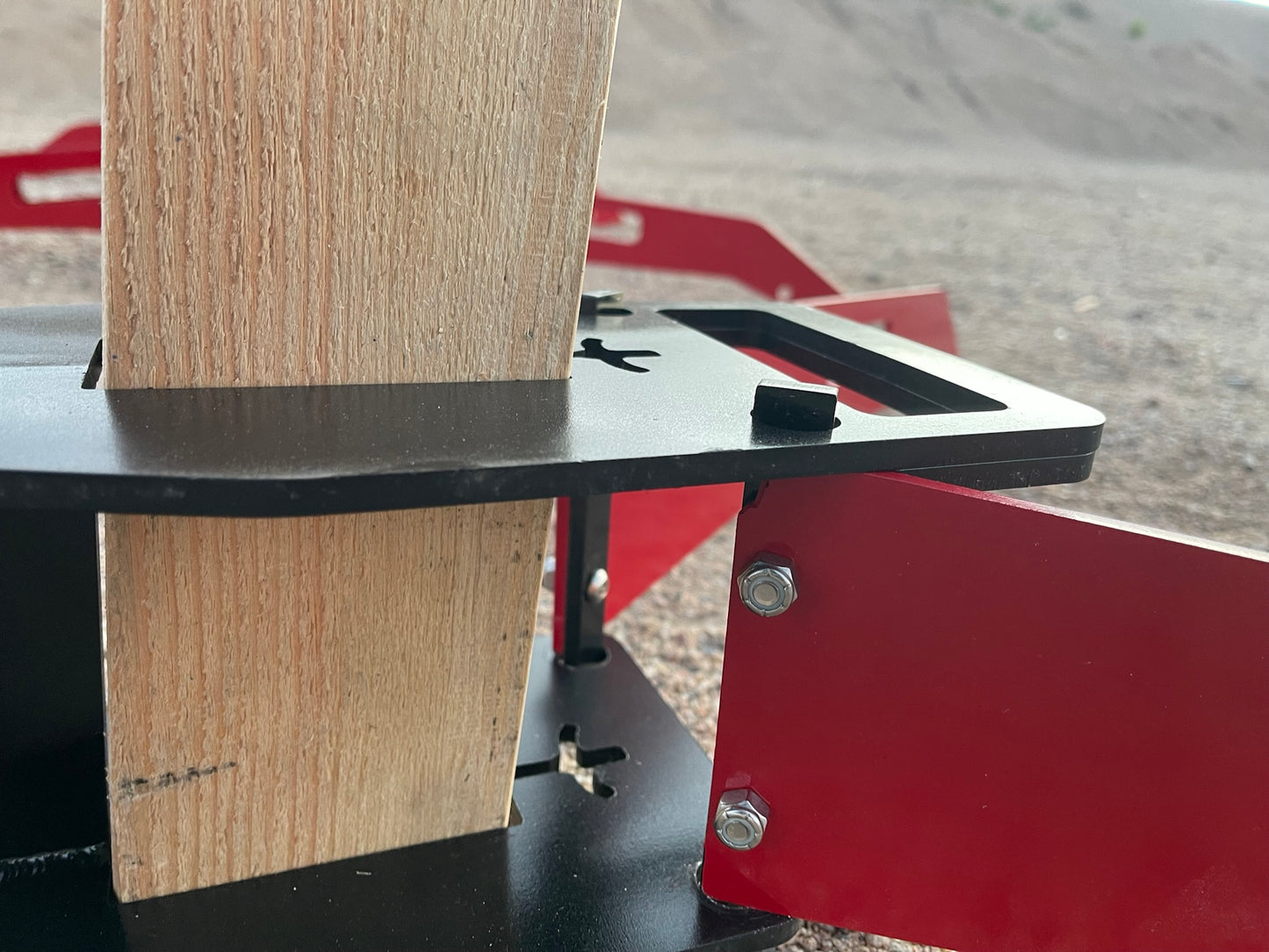 Direct Hit Target Light Weight Folding Target Stand - 4 Leg For 2x4 Post - With Aluminum legs