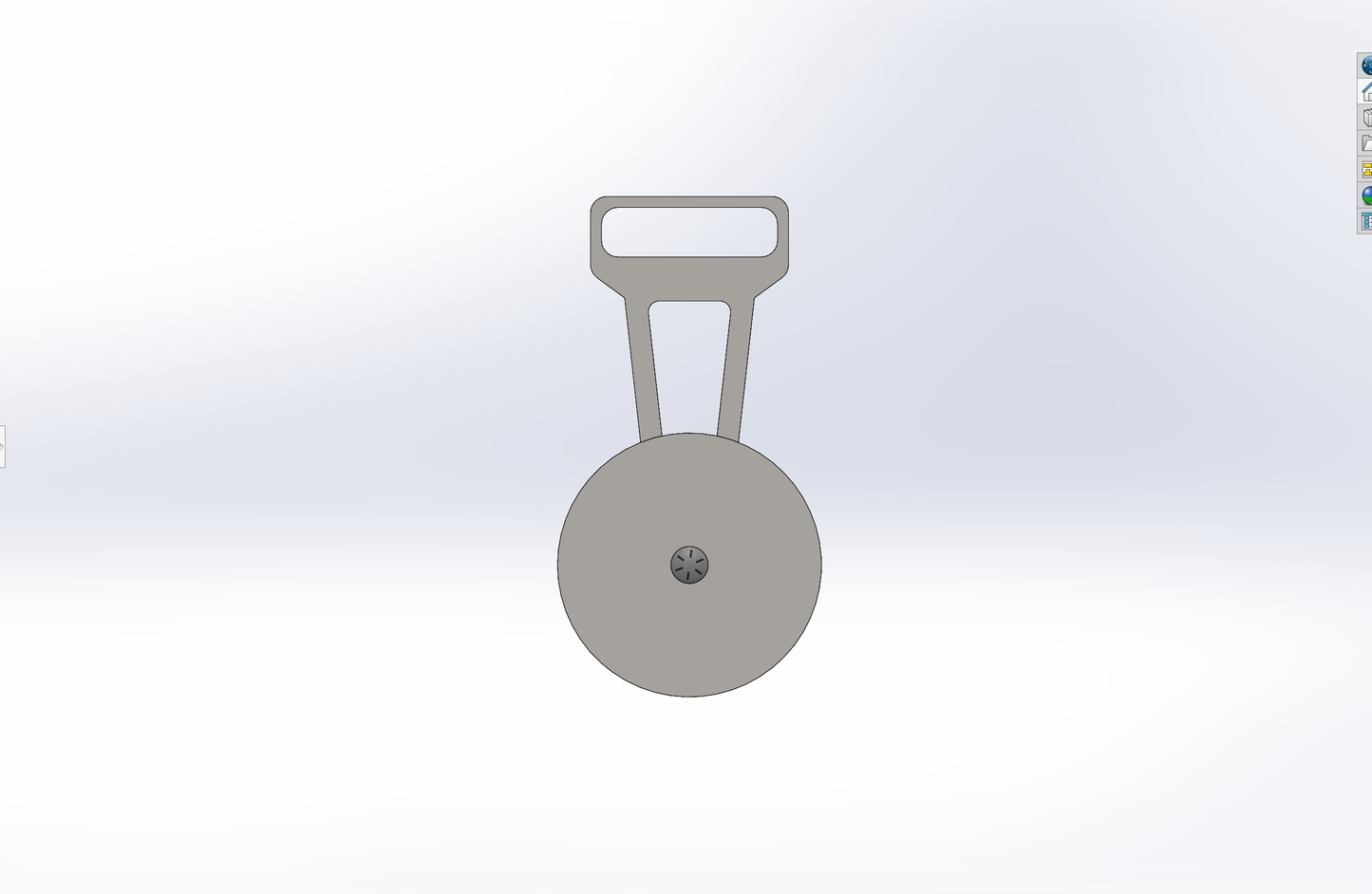 AR500 6" Round Hanging Target with Hanger and Hardware Kit