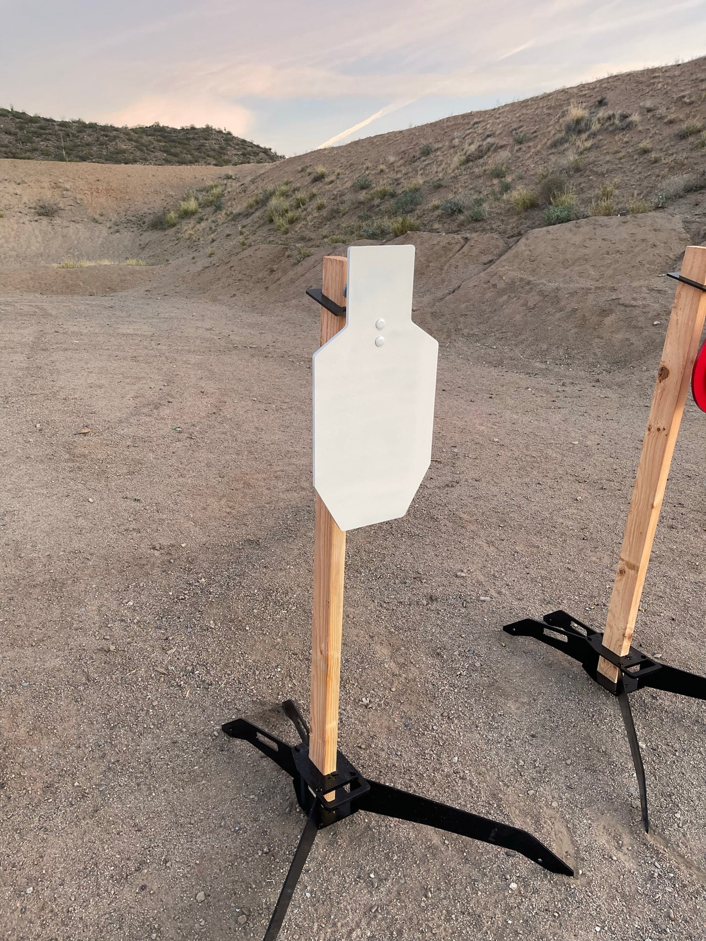 AR500 Target - C Zone Hanging With Top Handle and Hardware Kit