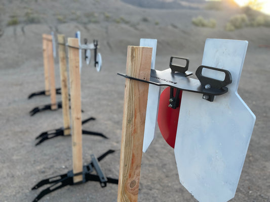 3 Position T-Shaped Target Hanger Bracket - 2x4 Quick Install