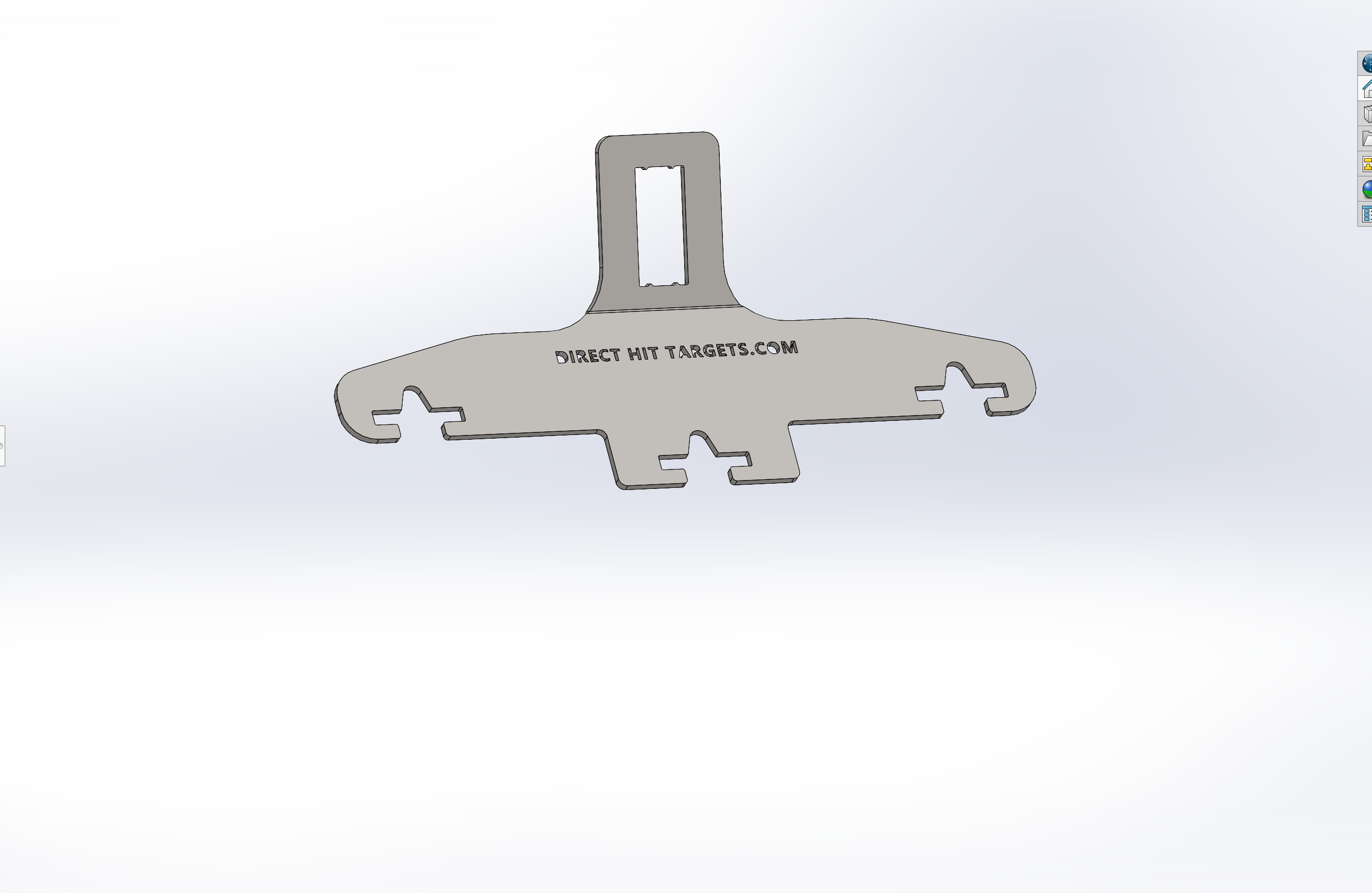3 Position T-Shaped Target Hanger Bracket - 2x4 Quick Install