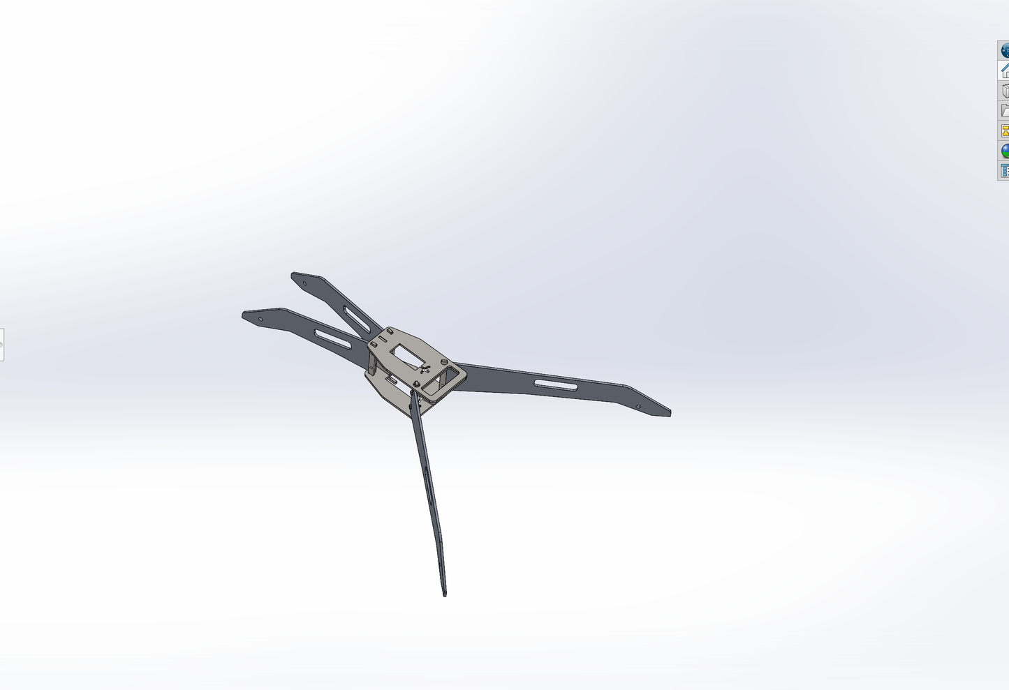 Direct Hit Target Folding Target Stand - 4 Leg For 2x4 Post - With Steel legs