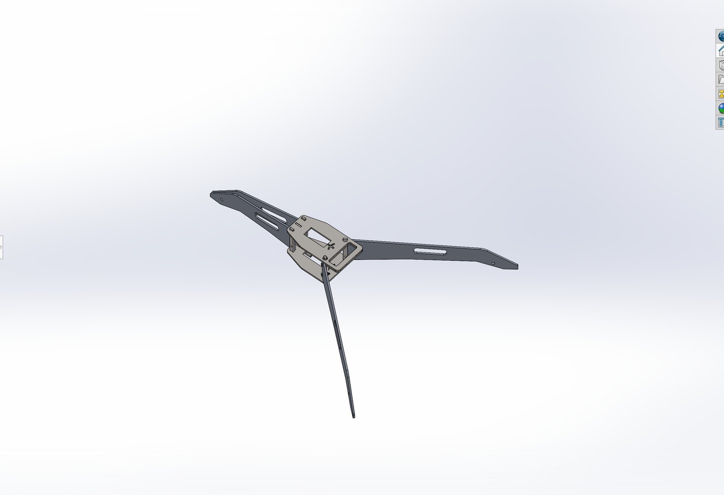 Direct Hit Target Folding Target Stand - 4 Leg For 2x4 Post - With Steel legs