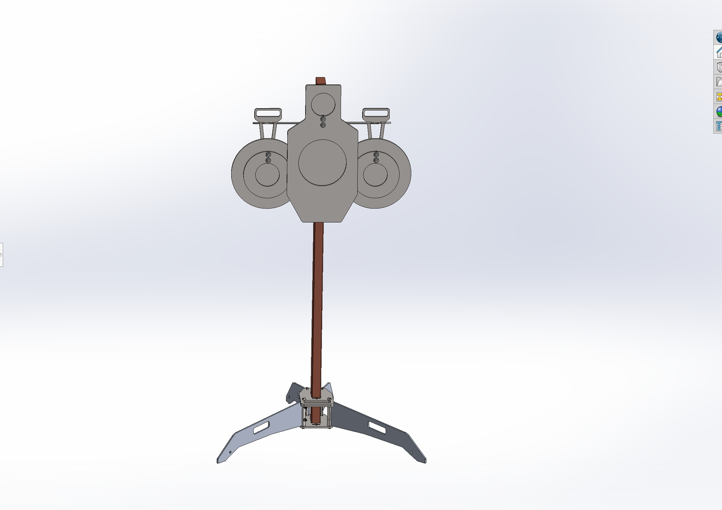 3 Position T-Shaped Target Hanger Bracket - 2x4 Quick Install