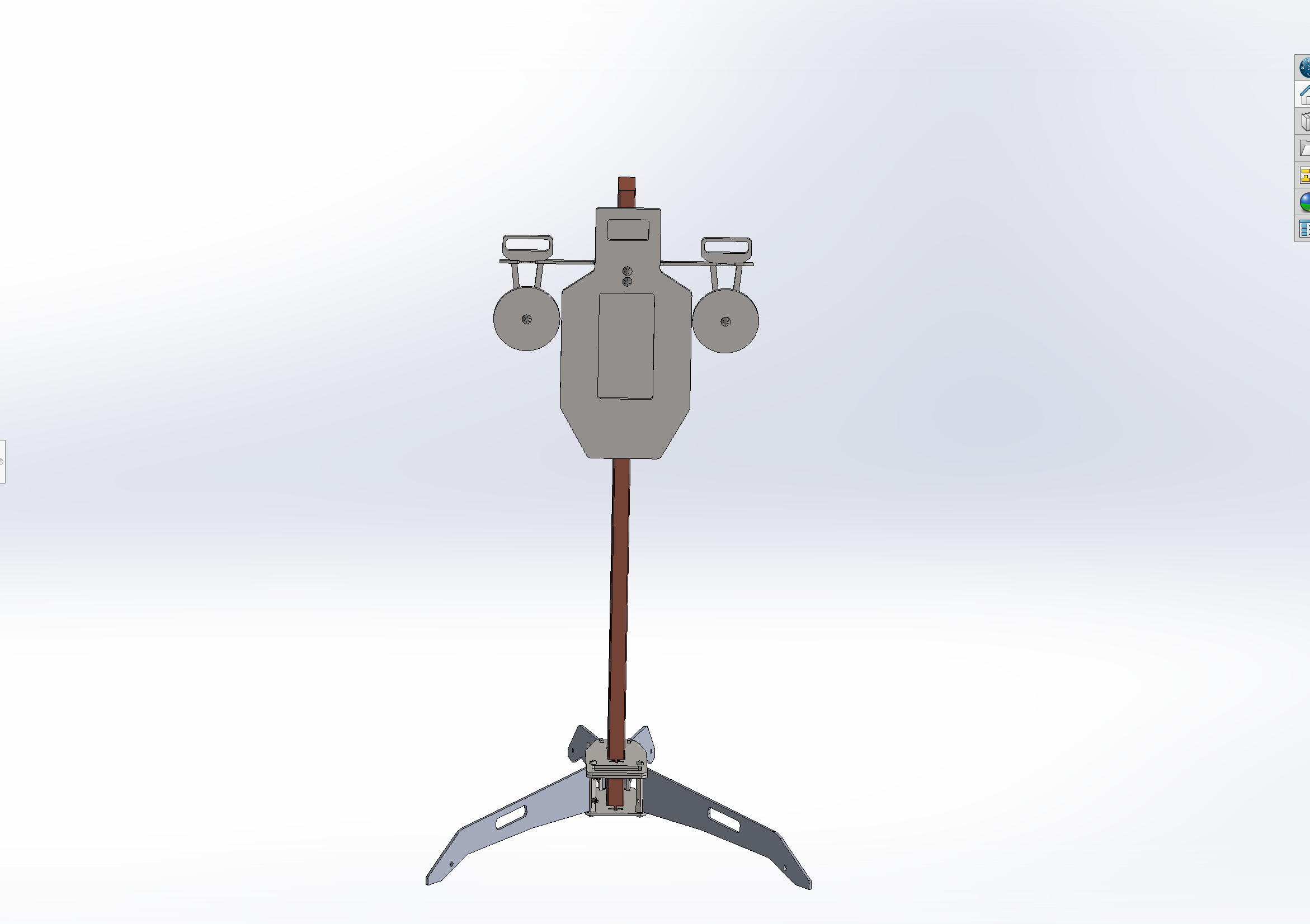 Direct Hit Target Folding Target Stand - 4 Leg For 2x4 Post - With Ste ...